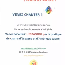 Venez chanter !