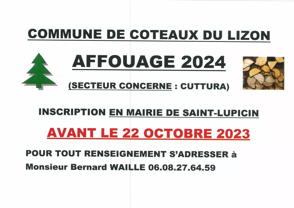 Affouage 2024