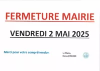 Fermeture Mairie