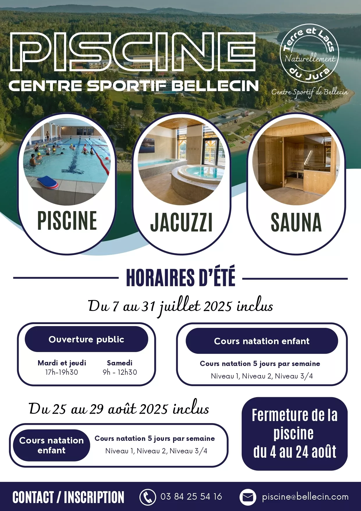Piscine centre sportif de Bellecin