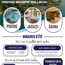 Piscine centre sportif de Bellecin