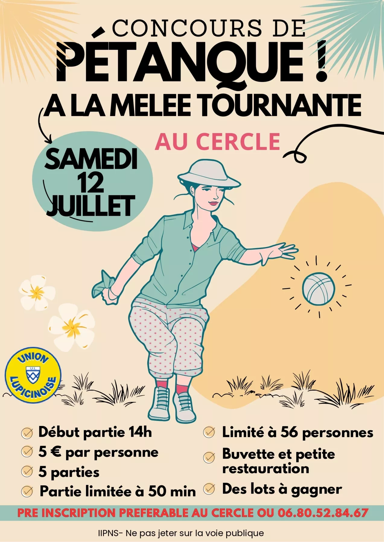 Concours de pétanque