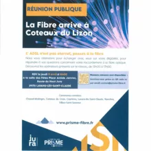 Raccordement à la fibre optique - Réunion publique